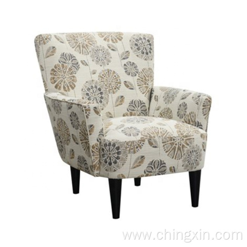 Modern Taupe Multi Fabric Arm Chair